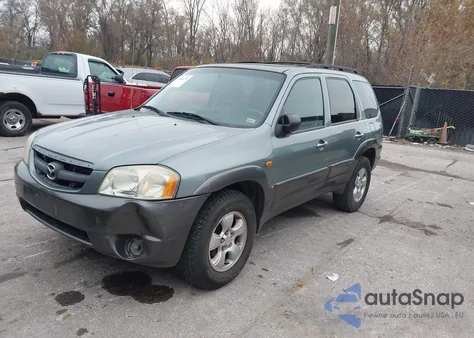 2004 Mazda Tribute Lx V6 from USA, damaged, VIN 4F2YZ04114KM22798